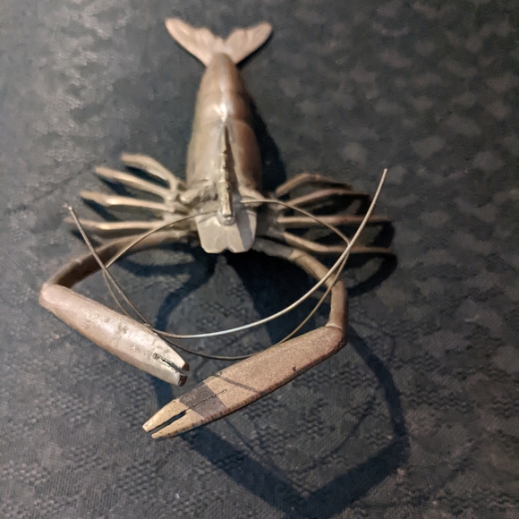 Vintage Brass Shrimp - Picture 3 of 4